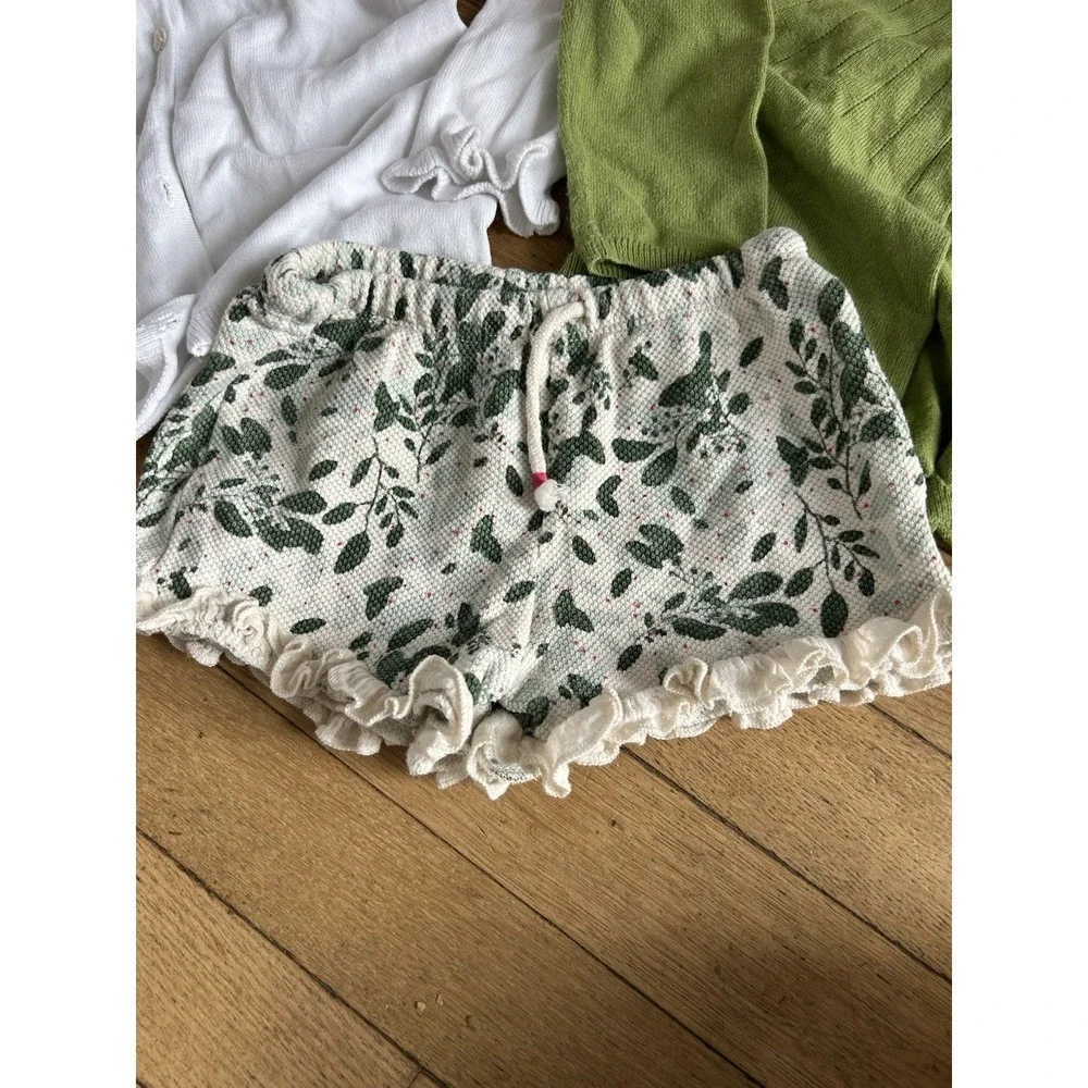 Lot Of Zara Baby Girl Bundle 3 pieces - 2 Cardigans/1 Short Size 18-24 & 2-3